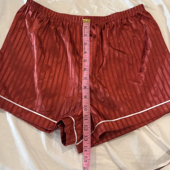 Burnt Orange Striped Pajama Set - Picture 7 of 7